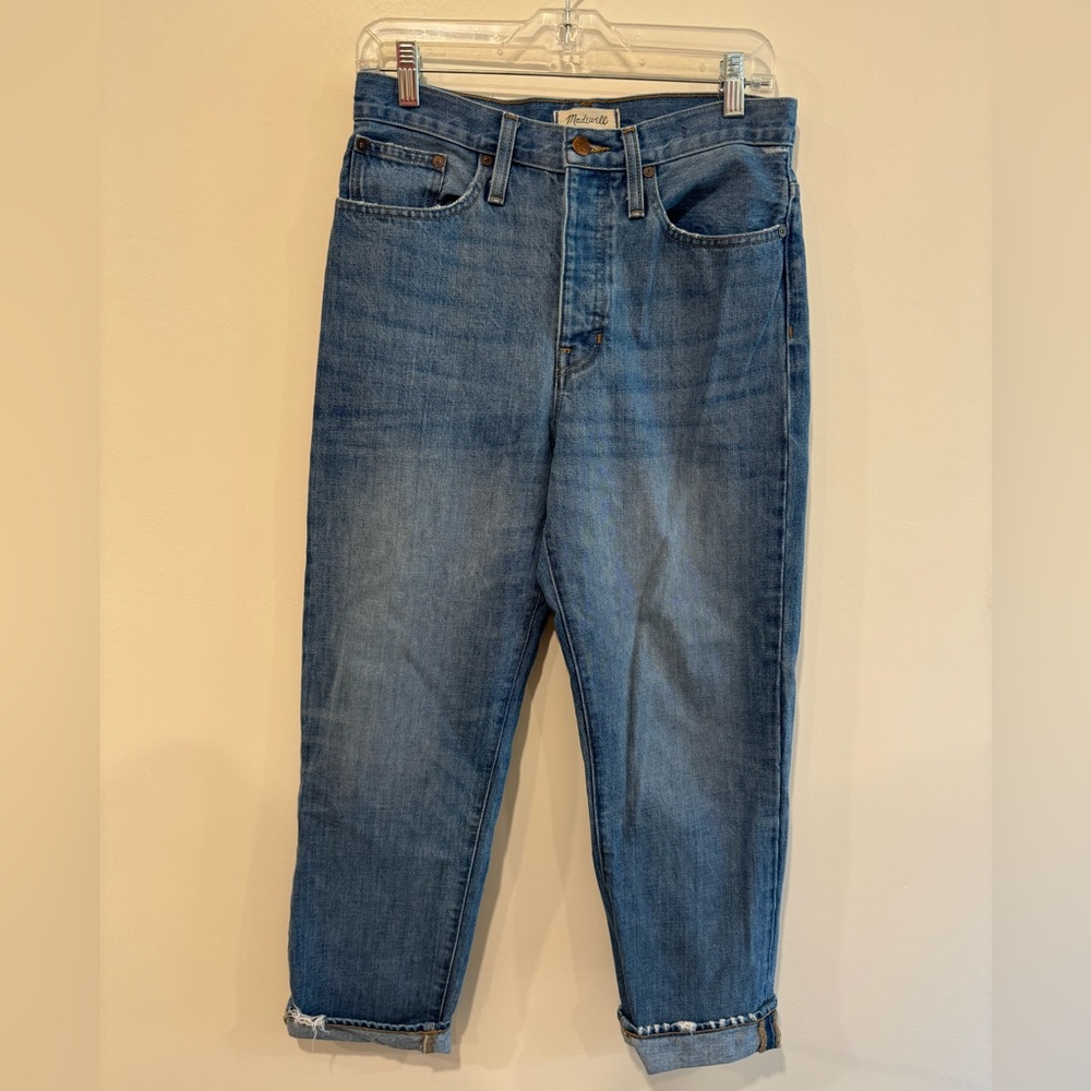 Madewell Women’s Ankle Cropped Jeans “Dad Jeans” Size 26